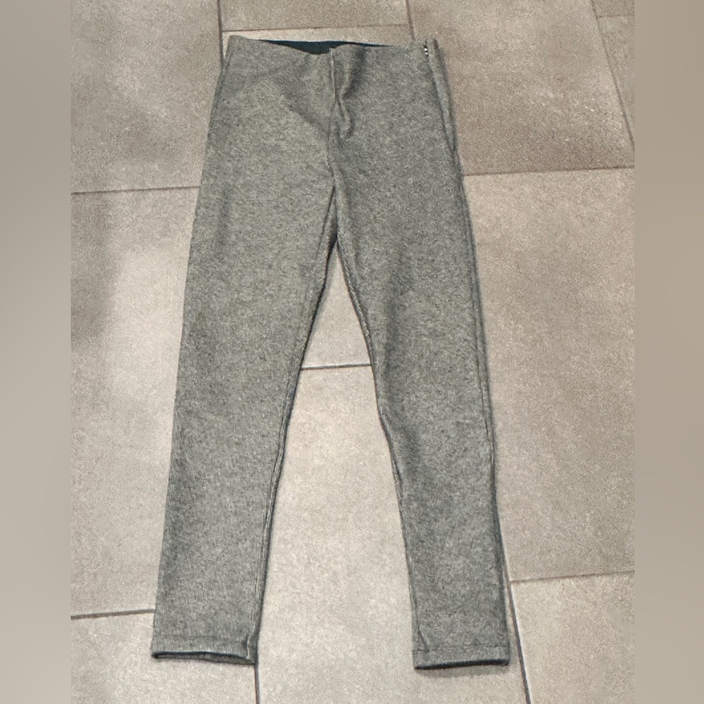 Ann Taylor Grey/Black/Tan Micro Herringbone Textured Riding Pants Size 2